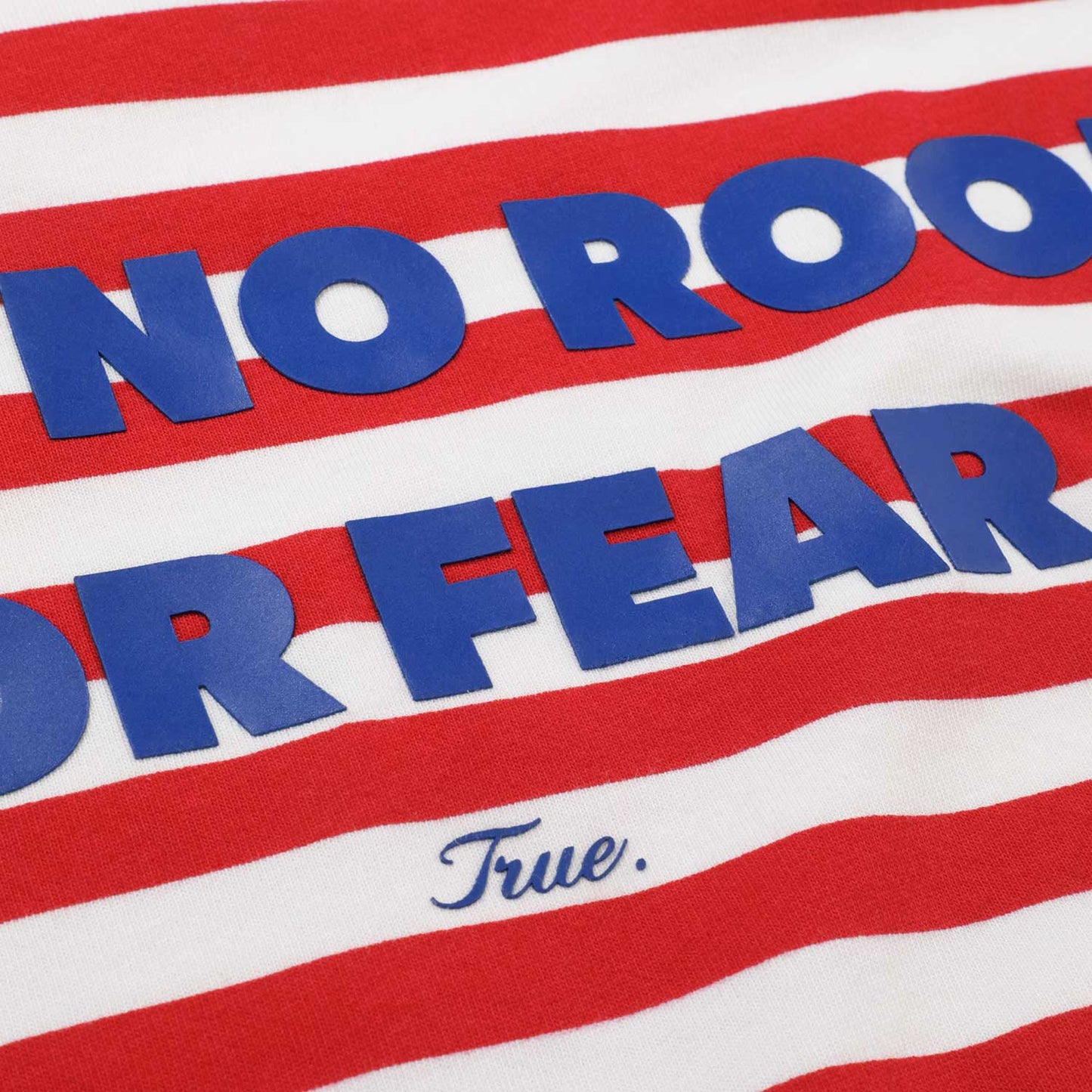 Striped No Fear Tee Red