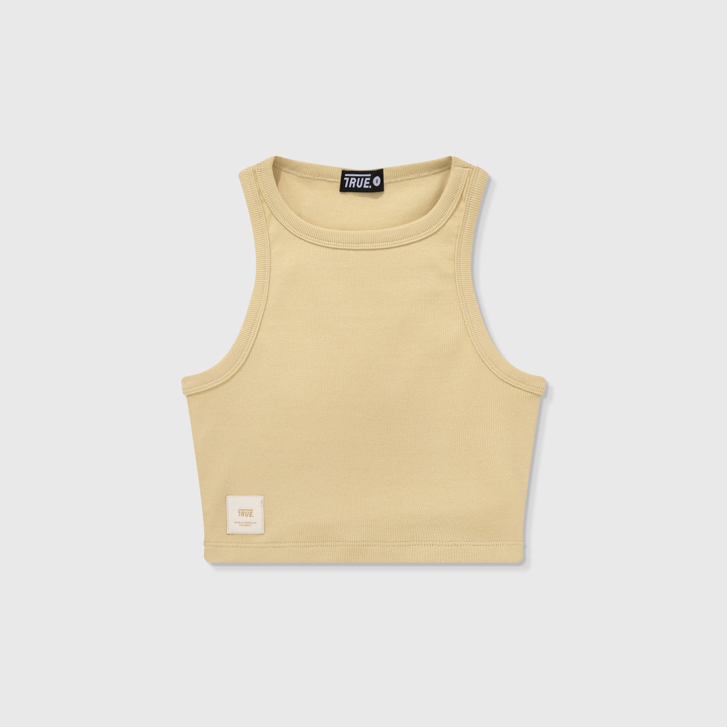 Tank Top En Rib Sand