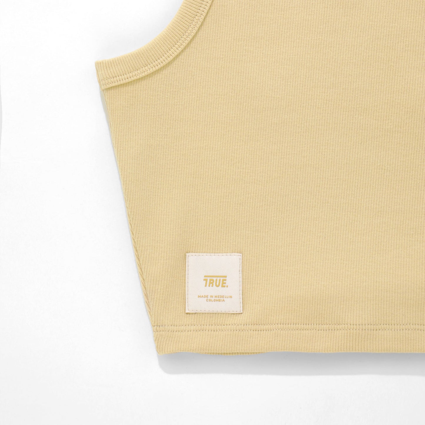 Tank Top En Rib Sand