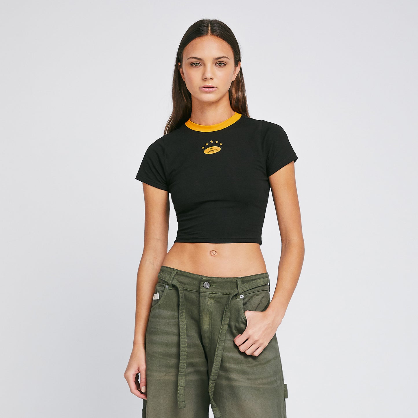 The Journey Baby Tee Black