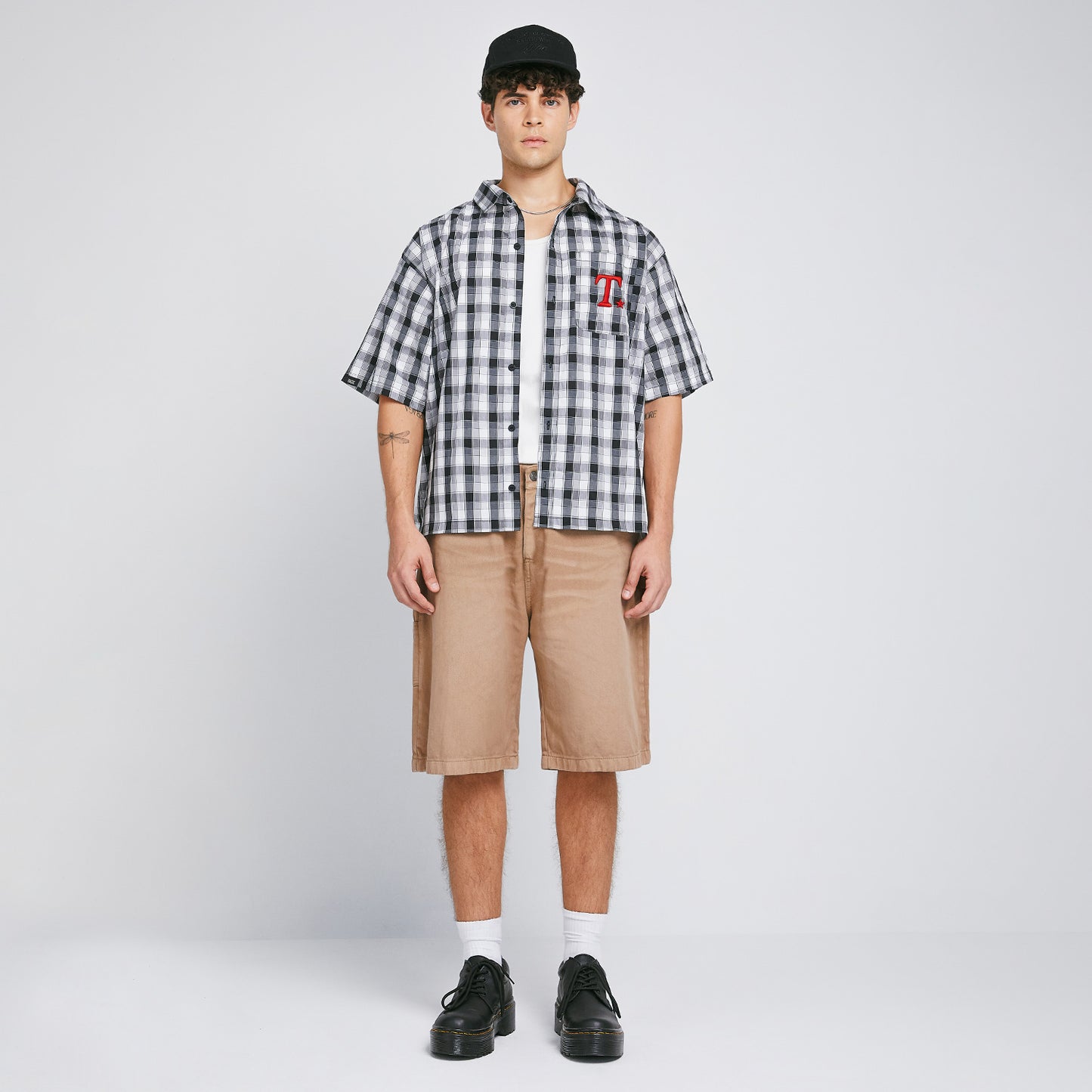 The Journey Plaid Shirt Dark Gray