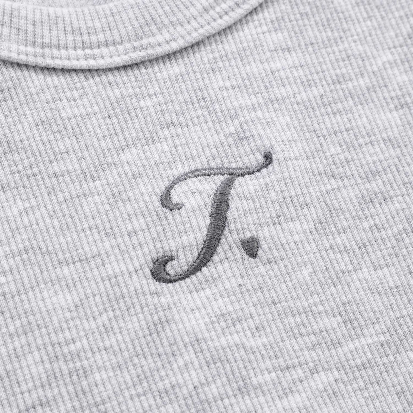 The Journey Ribbed Tank Top Grey