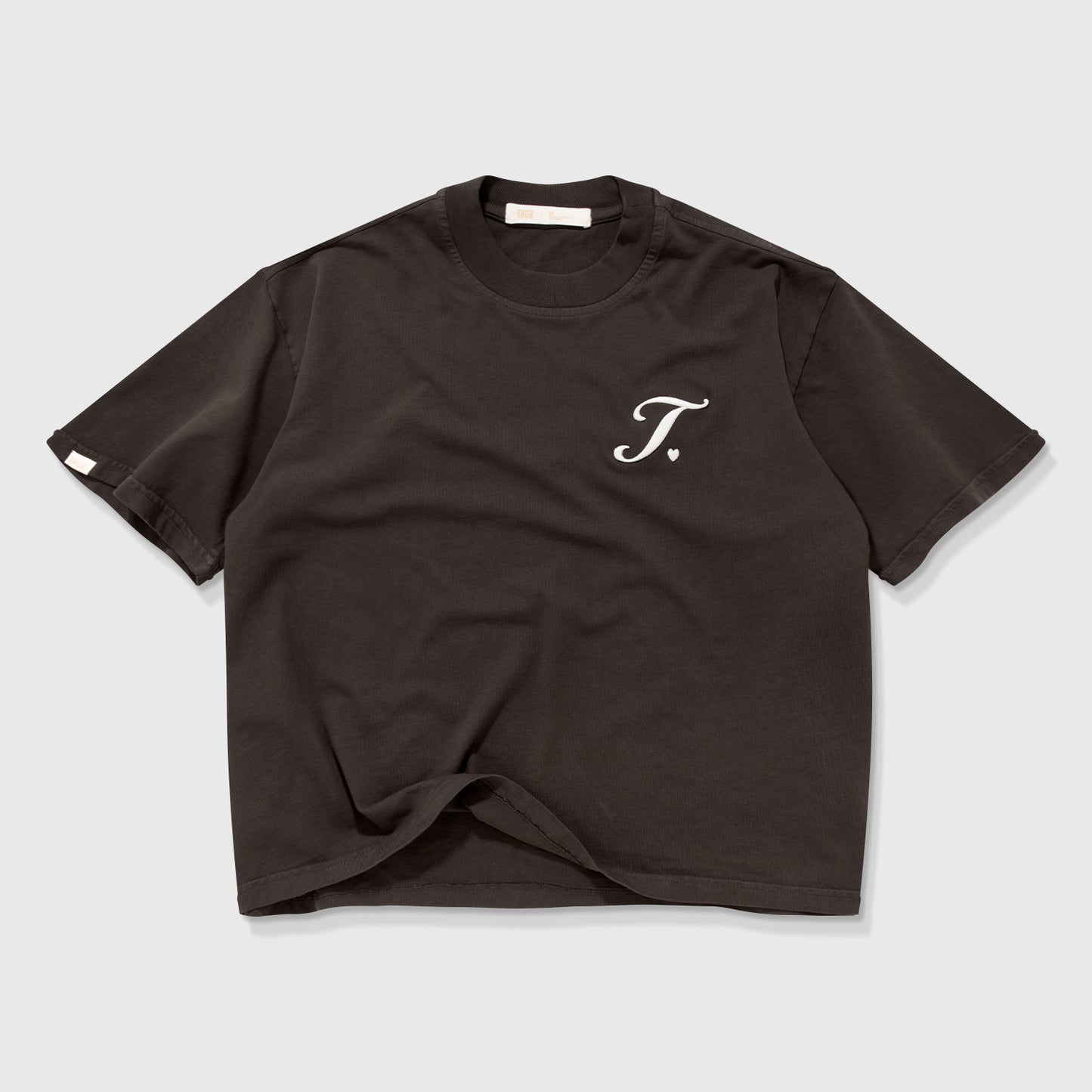 True Way Boxy Tee Brown