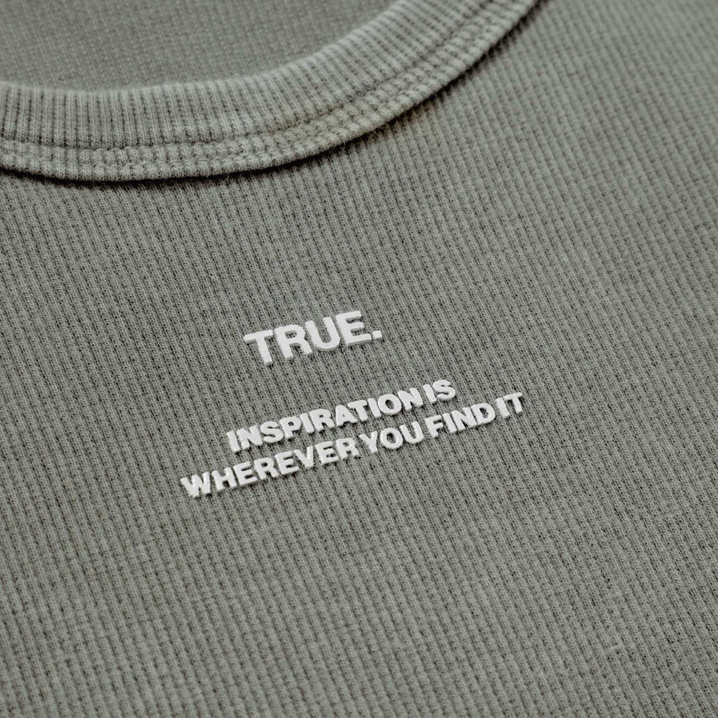 Washed Ribbed Tank Top Light Grey