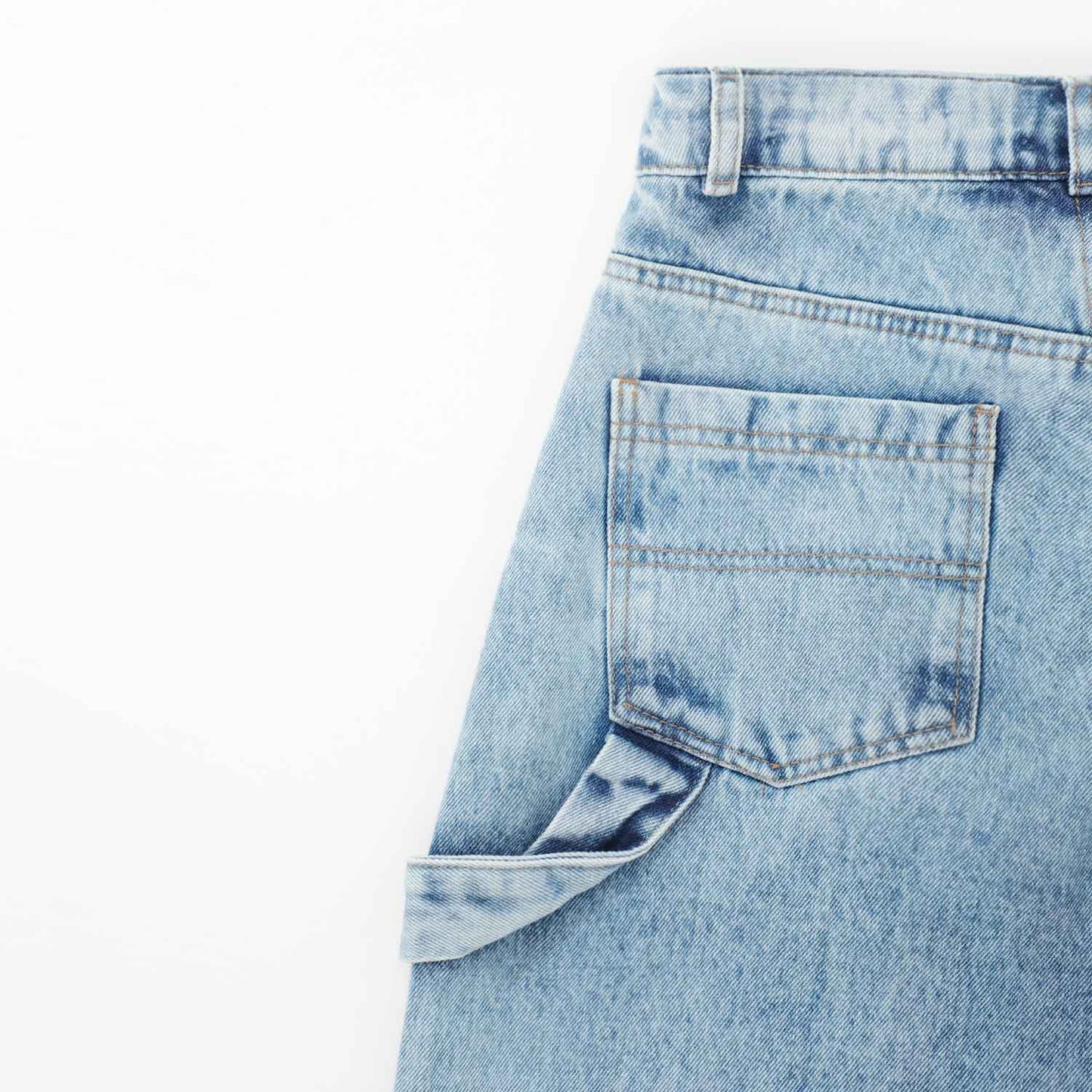 Wide Leg Classic Jeans Light Blue