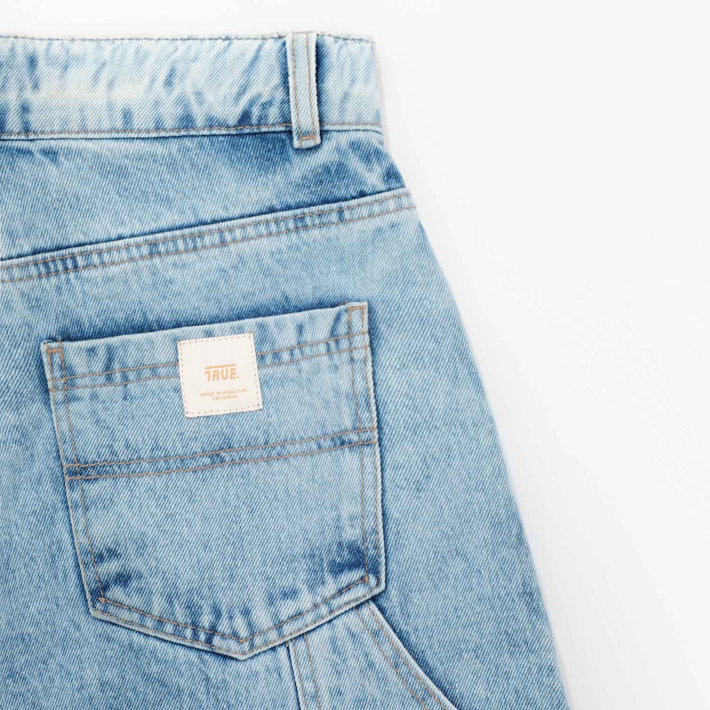 Wide Leg Classic Jeans Light Blue
