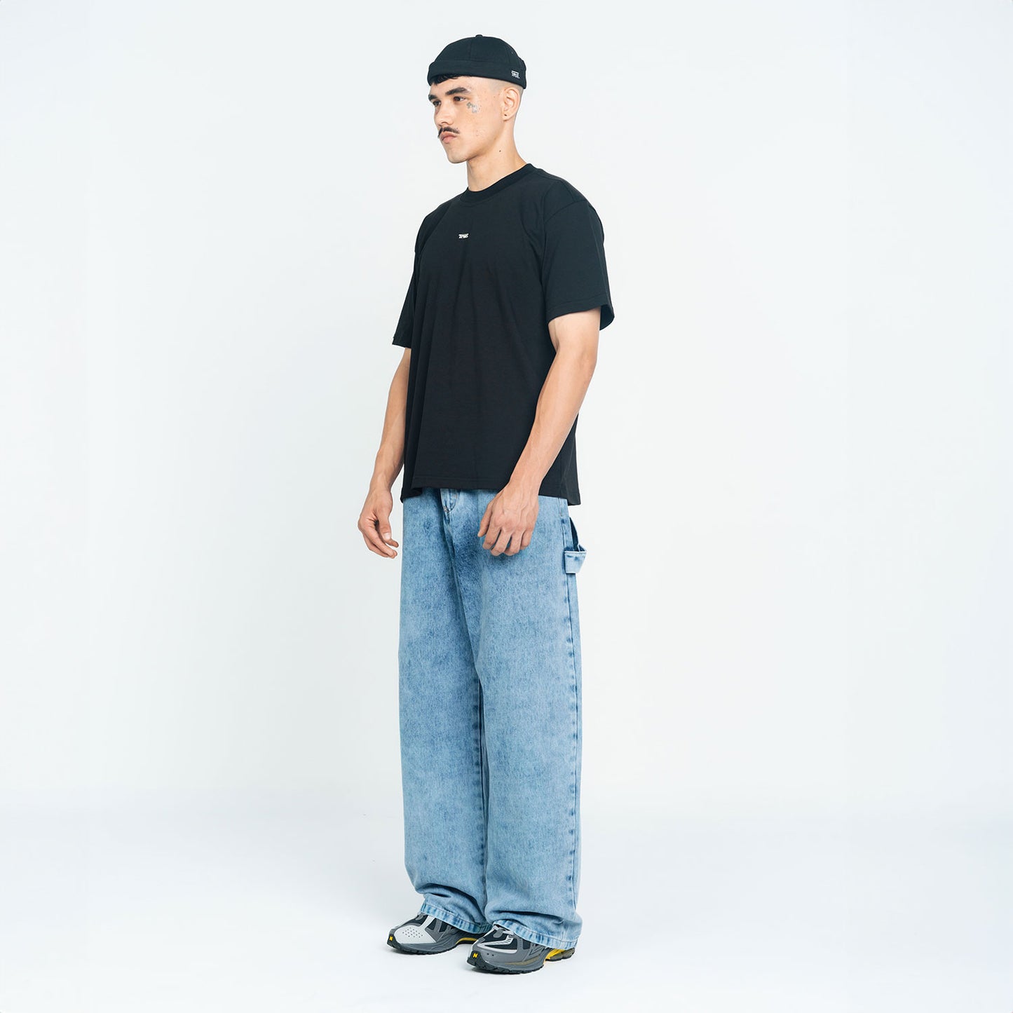 Wide Leg Classic Jeans Light Blue
