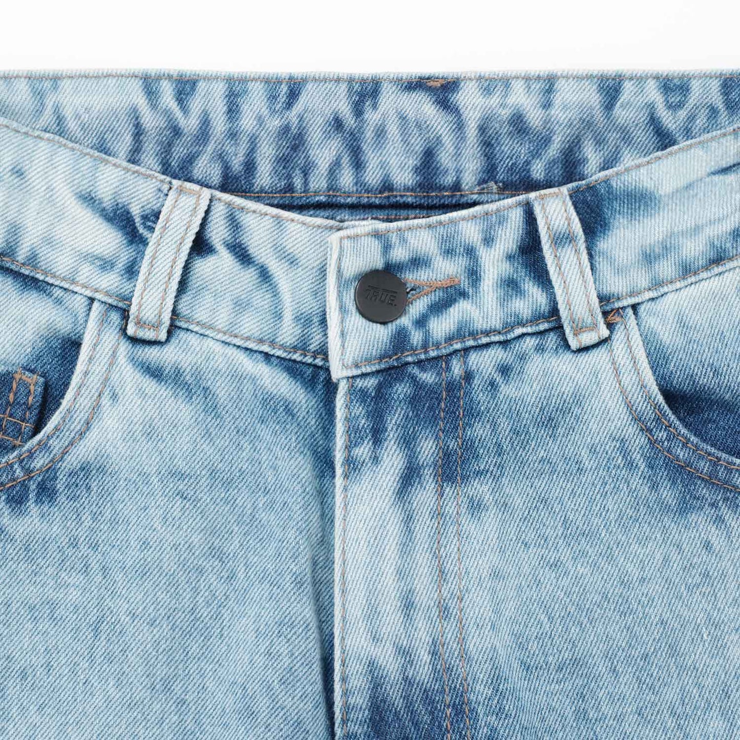 Wide Leg Classic Jeans Light Blue