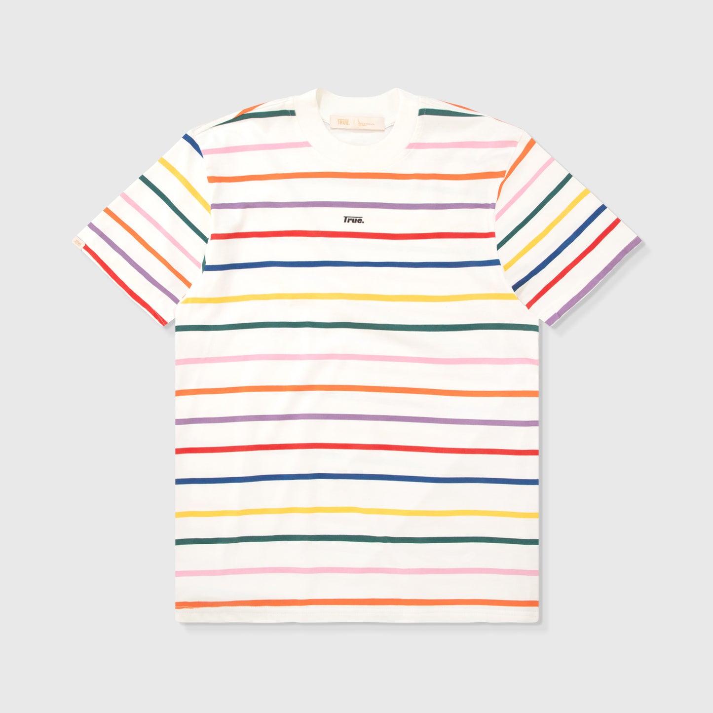 Camiseta Rayas Crema