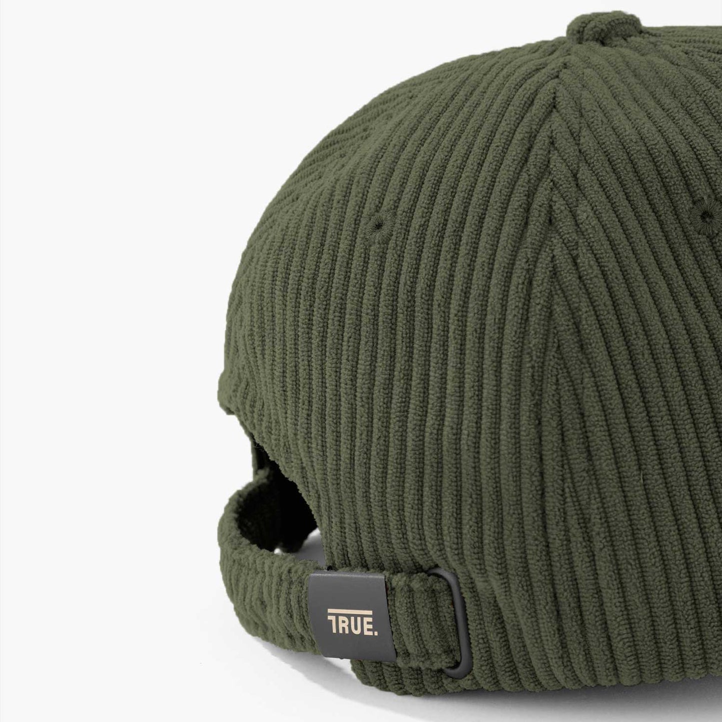 Gorra Corduroy Script Logo Verde Militar