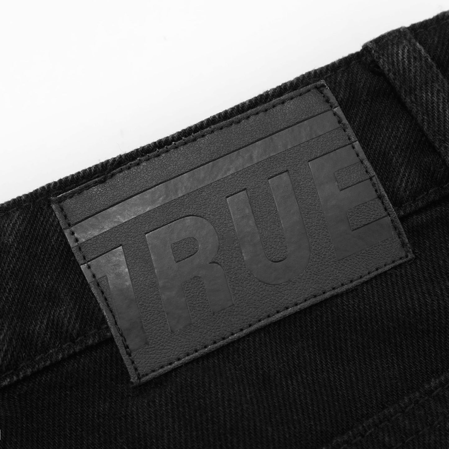 Pantalon Cargo Denim Bota Recta Negro