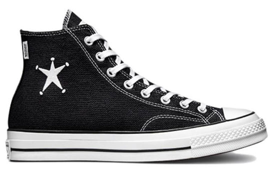 Stüssy x Converse Chuck 70 Classic Casual Canvas Shoe Unisex Black White A01765C