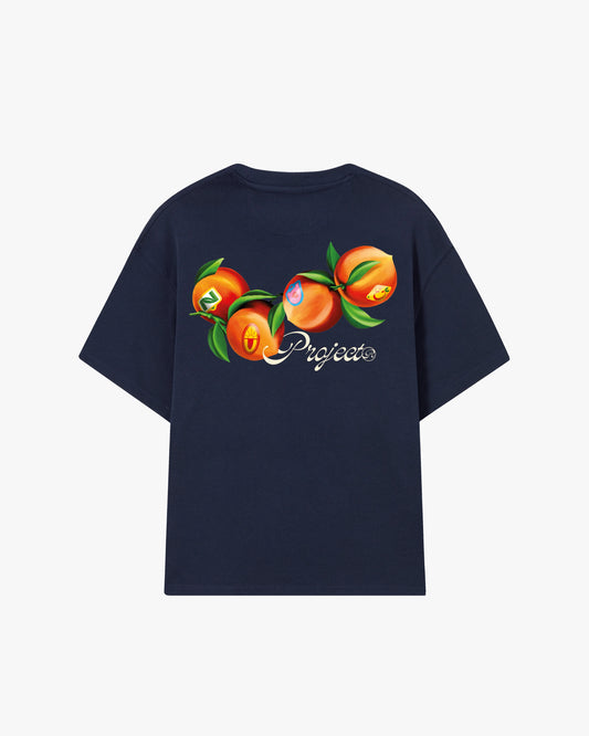 Nude Project Peach Tee Navy