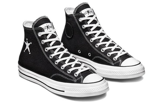 Stüssy x Converse Chuck 70 Classic Casual Canvas Shoe Unisex Black White A01765C