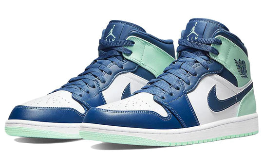 Air Jordan 1 Mid 'Mystic Navy Mint Foam' 554724-413