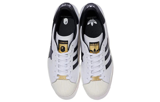 Adidas BAPE x Superstar 'White Black' GZ8980