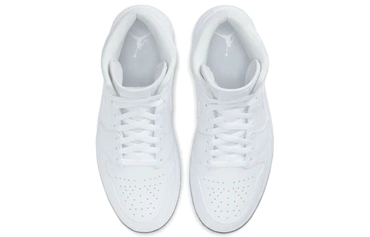 Air Jordan 1 Mid 'Triple White 2020' 554724-130