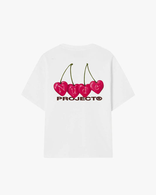 Nude Project Cherry Tee White