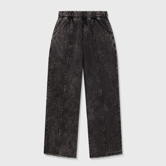 Washed Sweat Pants Dark Grey