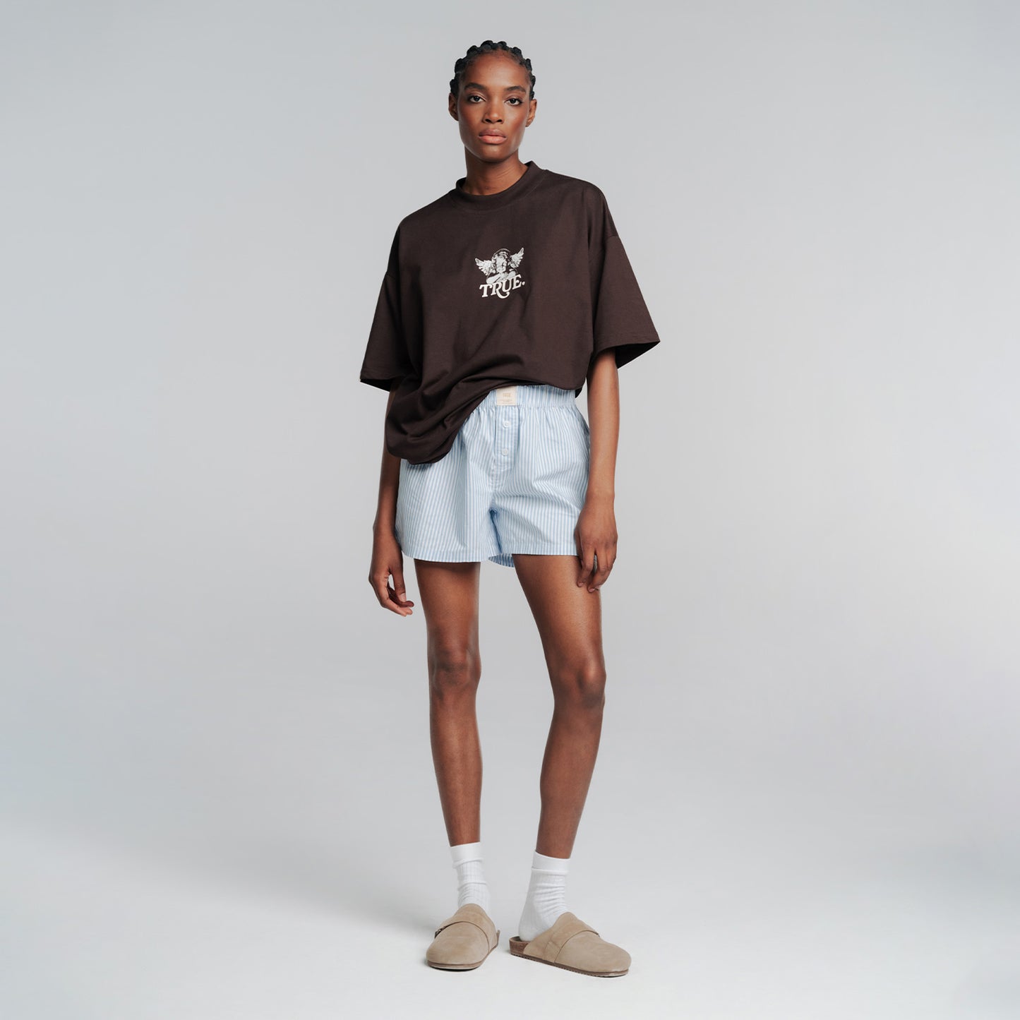Cupid Oversized T-Shirt Brown
