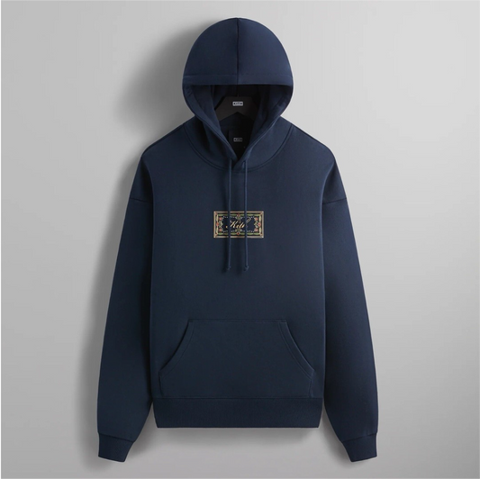 KITH ORNAMENTAL SCRIPT NELSON HOODIE NOCTURNAL