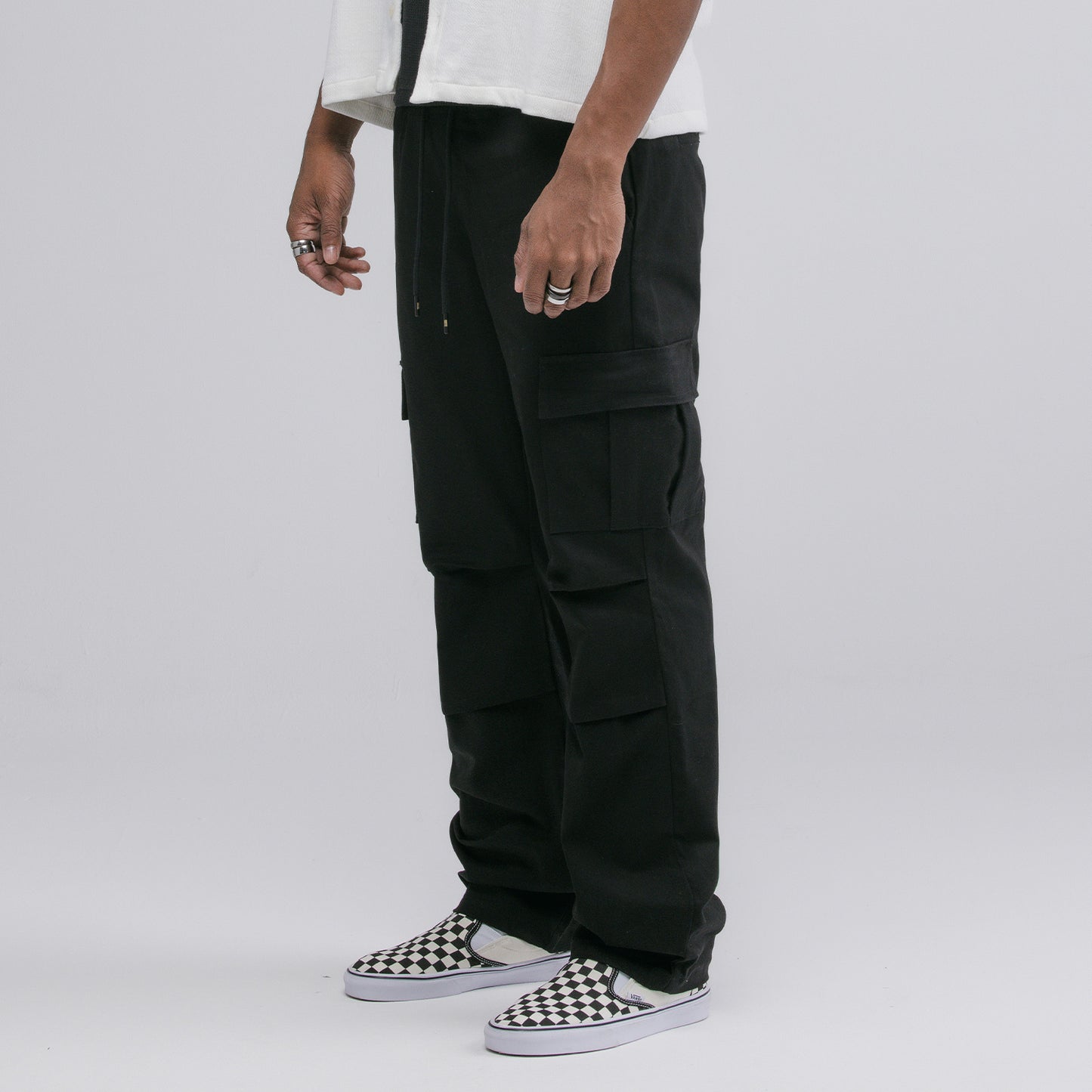 Classic Drill Jogger Black