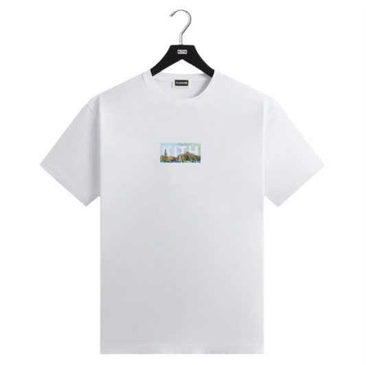 KITH X COLUMBIA BIG SURE CLASSIC LOGO TEE WHITE