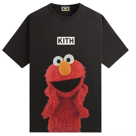 KITH X SESAME STREET ELMO TEE BLACK