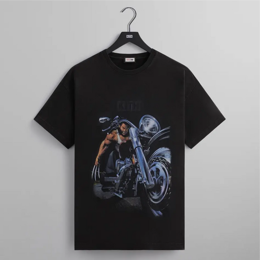 KITH X MARVEL X-MEN CHOPPER VINTAGE TEE BLACK