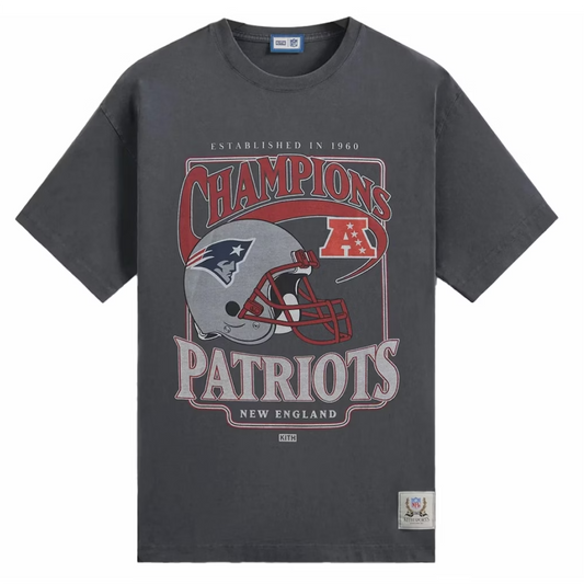 KITH X NFL PATRIOTS VINTAGE TEE NOCTURNAL