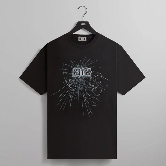 KITH SHATTERED VINTAGE TEE BLACK