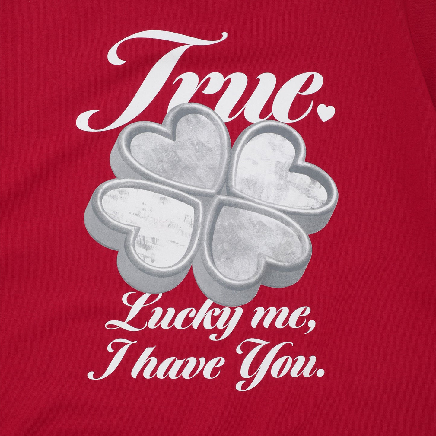 Lucky Oversized T-Shirt Red