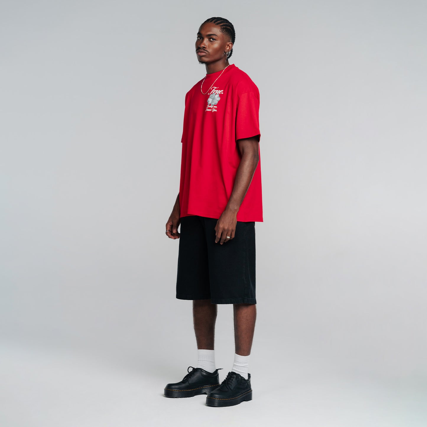 Lucky Oversized T-Shirt Red