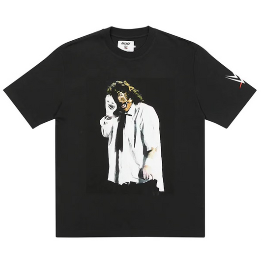PALACE X WWE MANKIND SOCK TEE BLACK