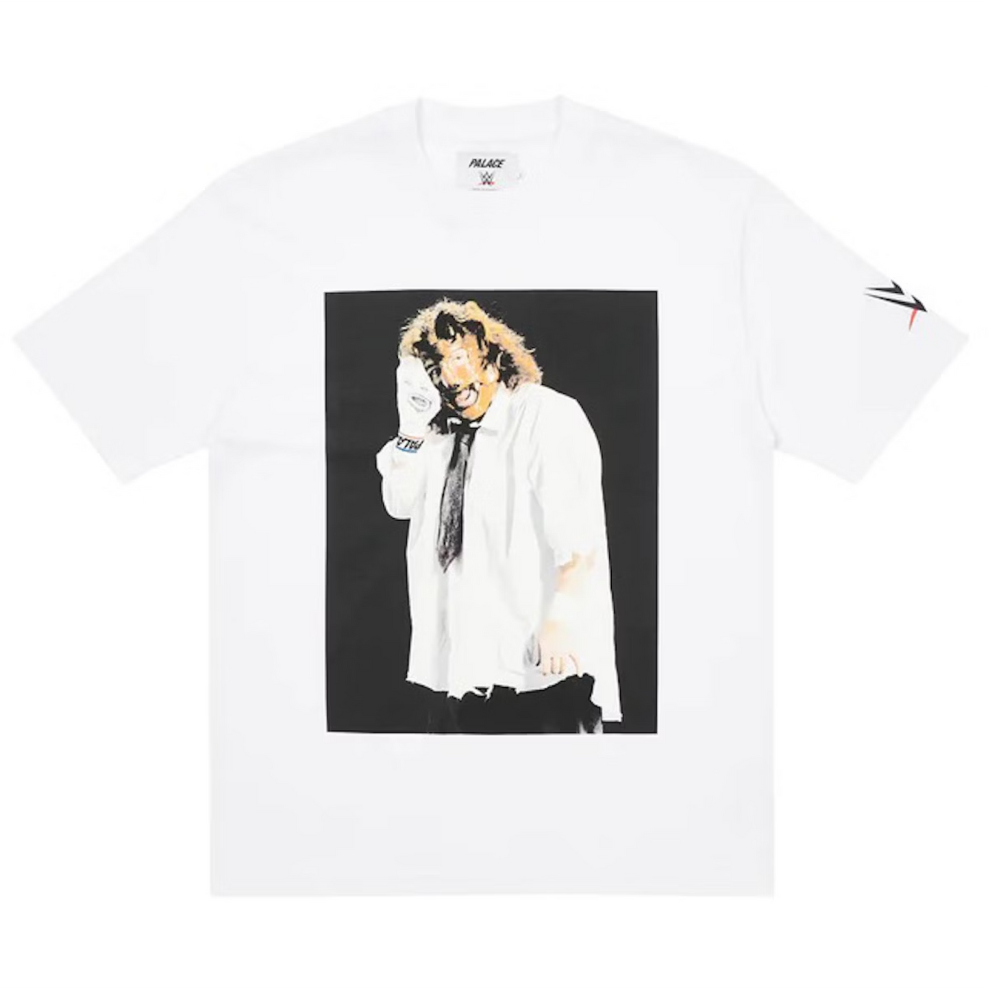 PALACE X WWE MANKIND SOCK TEE WHITE