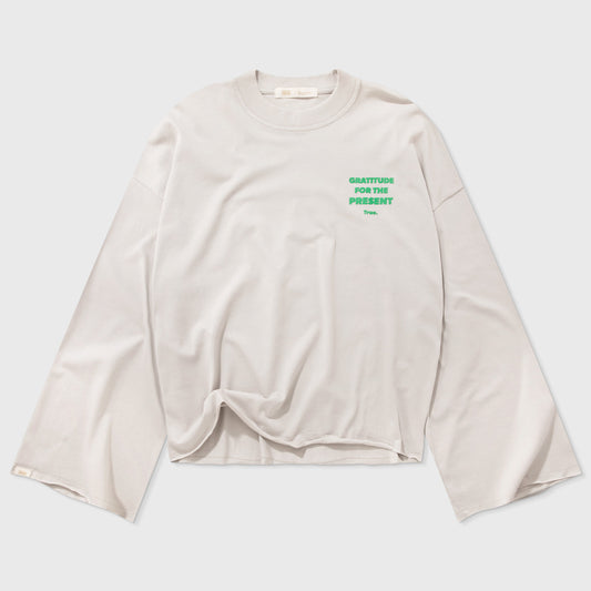 Present Wide Long Sleeve Greige