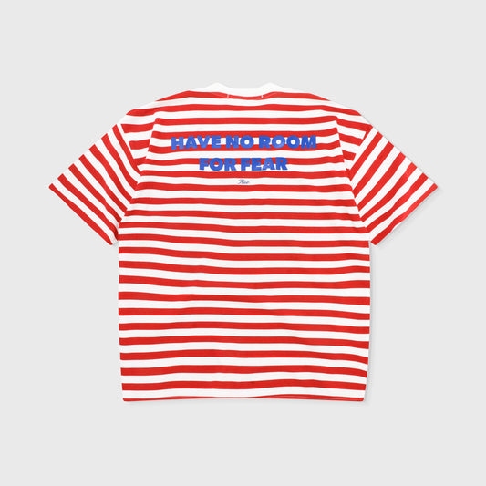 Striped No Fear Tee Red