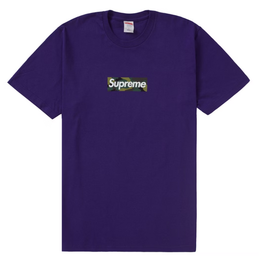 SUPREME BOX LOGO TEE FW23 PURPLE