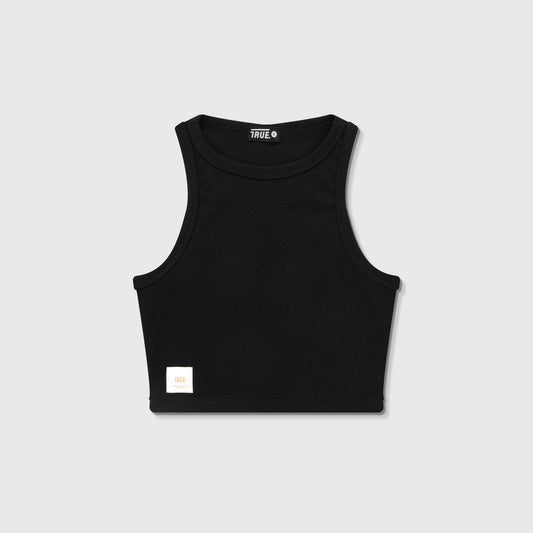 Tank Top En Rib Black