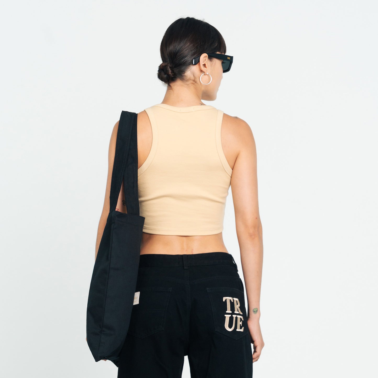 Tank Top En Rib Sand