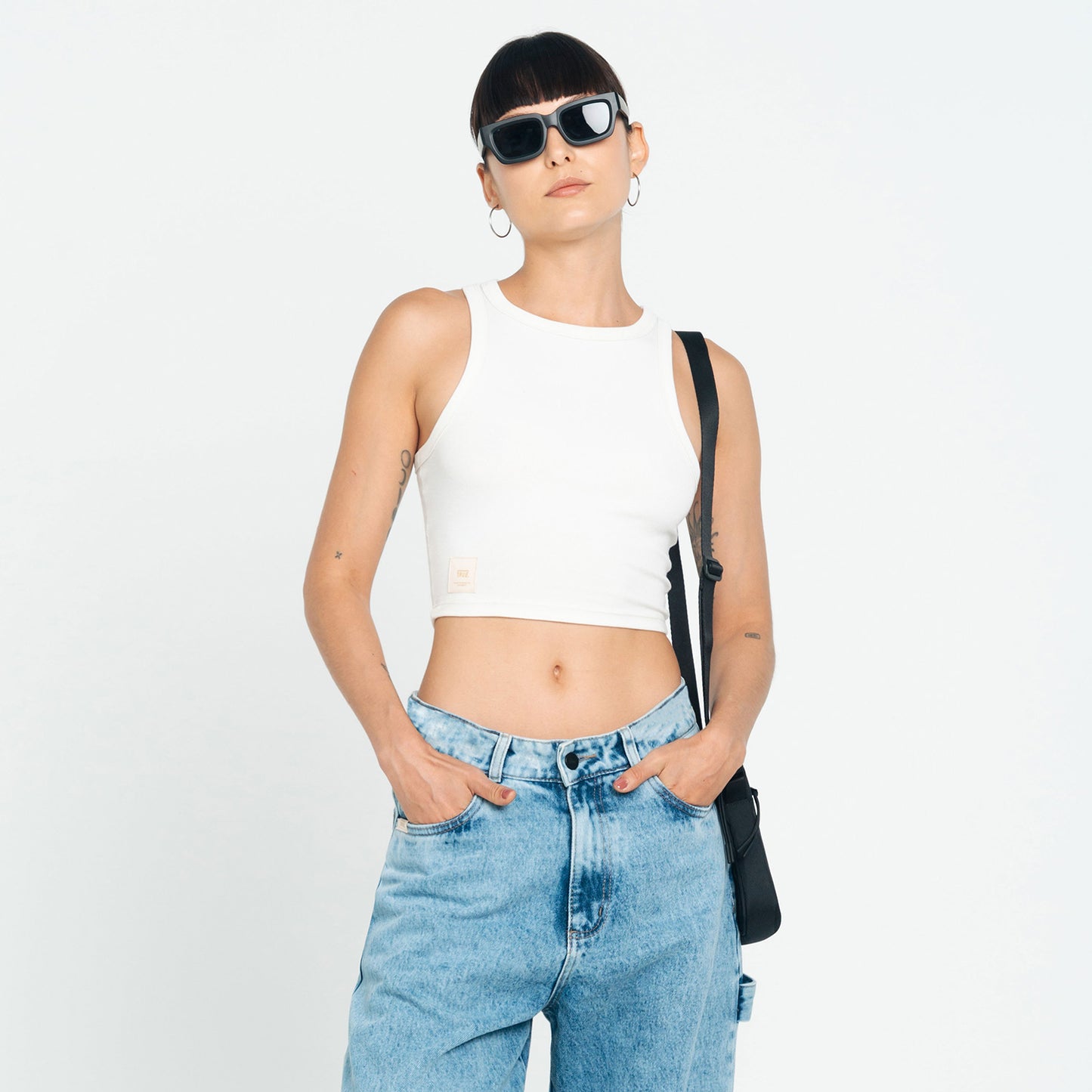Tank Top En Rib Cream