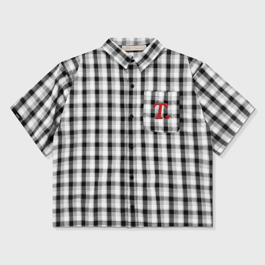 The Journey Plaid Shirt Dark Gray