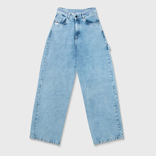 Wide Leg Classic Jeans Light Blue