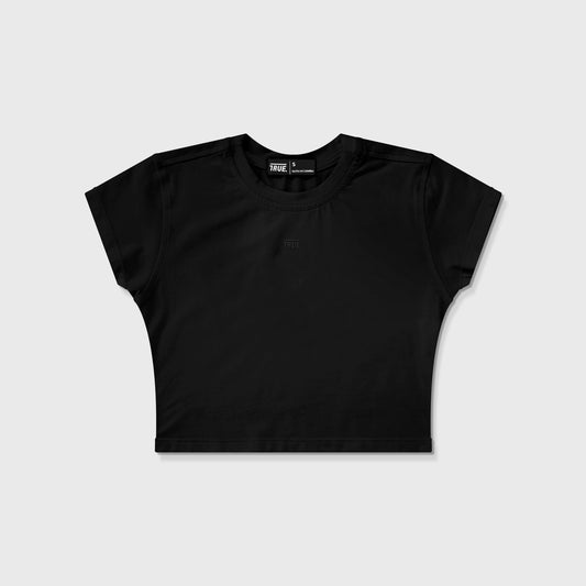 Classic Baby Tee Logo Black