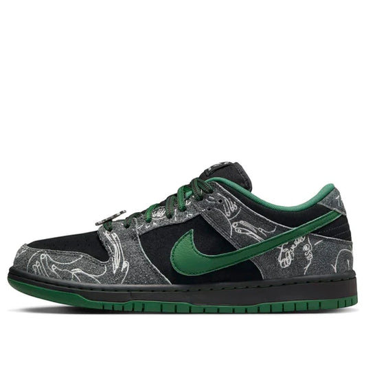 Nike x There Skateboard SB Dunk Low Pro 'Anthracite Gorge Green' HF7743-001