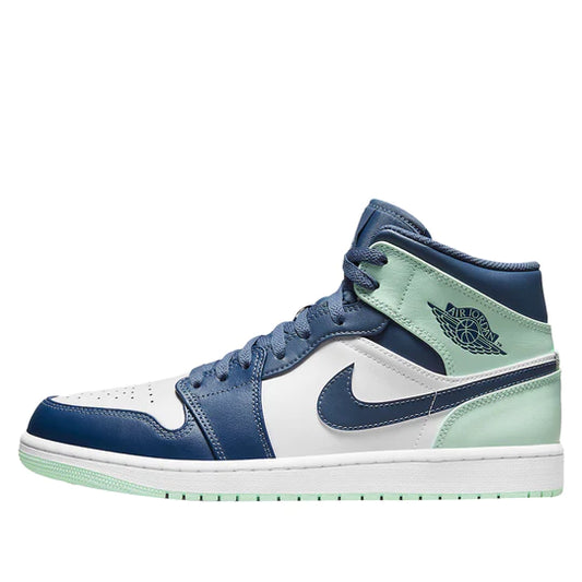 Air Jordan 1 Mid 'Mystic Navy Mint Foam' 554724-413