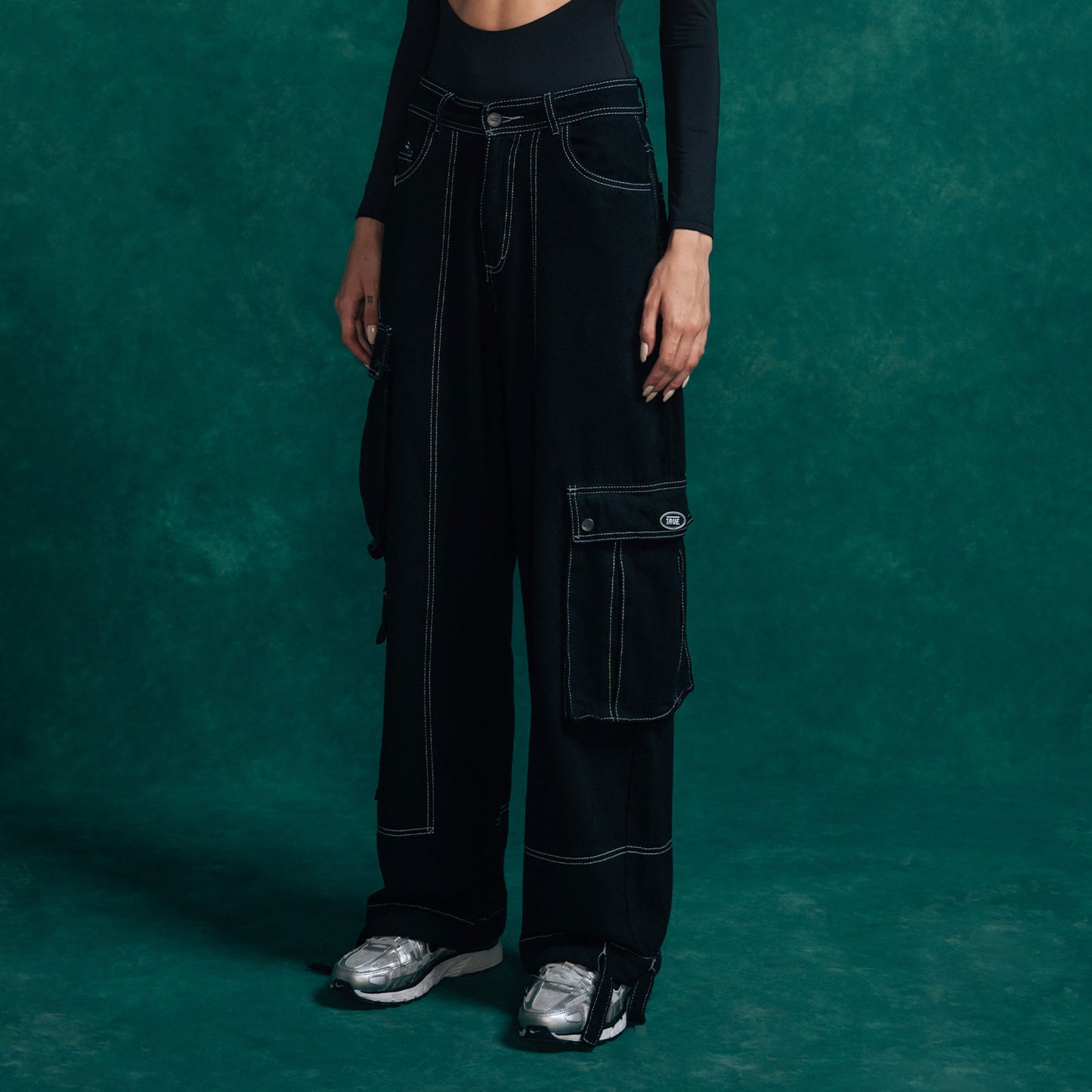 Cargo Multi-Pocket Pants Black