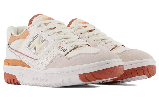 New Balance 550 Cream Retro Gray White Orange BBW550WA