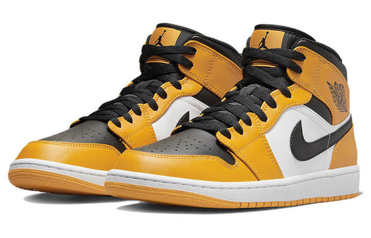 Air Jordan 1 Mid 'Reverse Yellow Toe' 554724-701