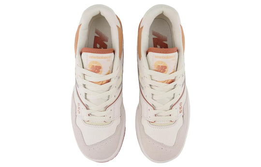 New Balance 550 Cream Retro Gray White Orange BBW550WA